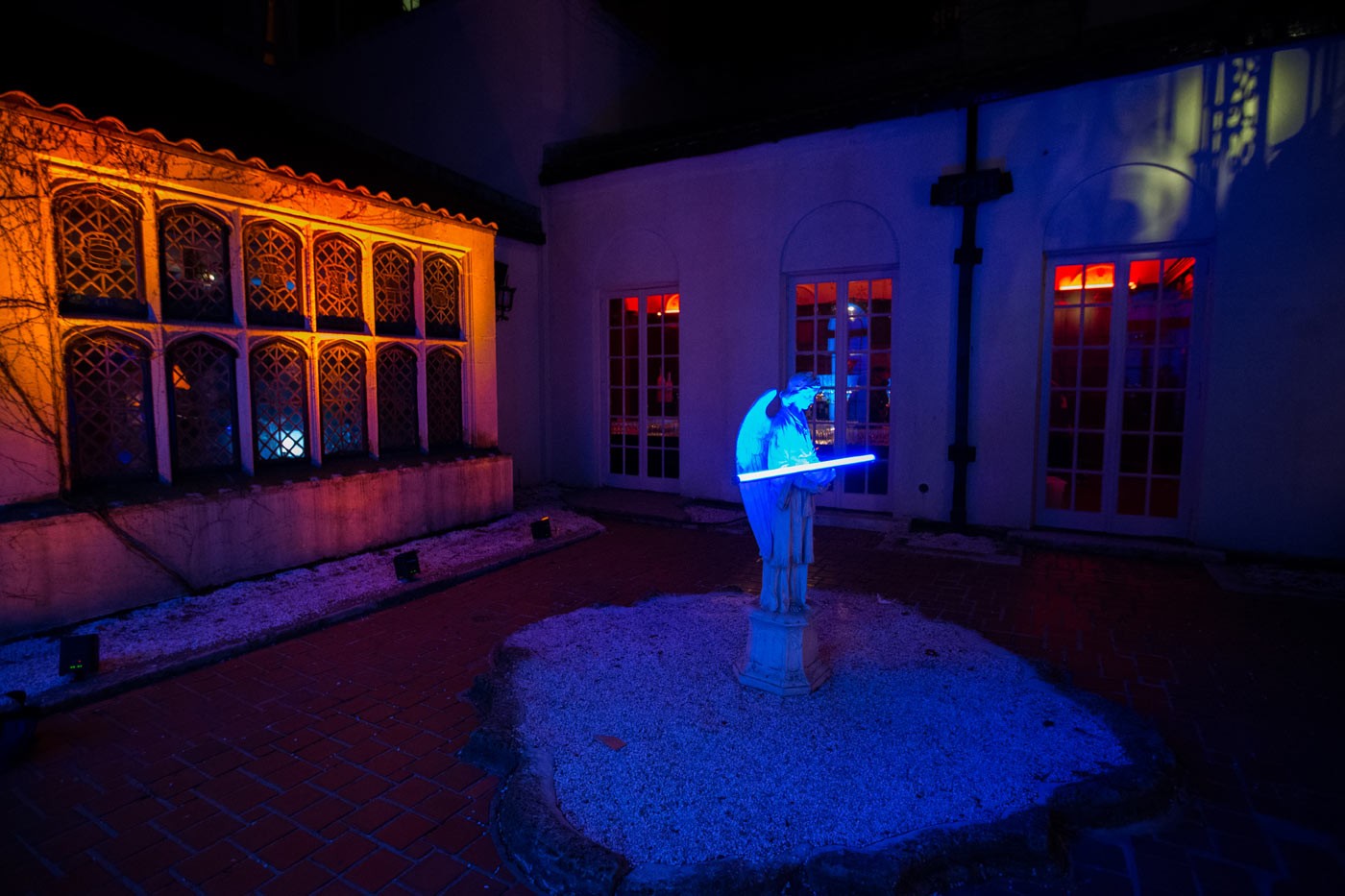 Ambient Lighting for interior courtyard